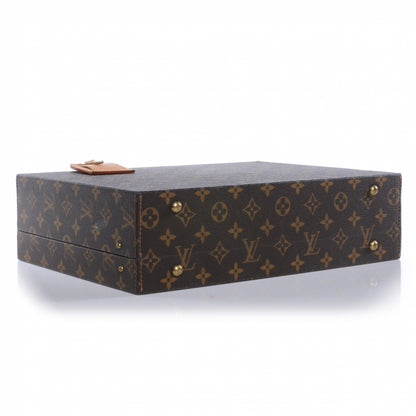 Louis Vuitton Monogram Boite Bijoux 34 Jewelry Case Hard Trunk 5 of 8