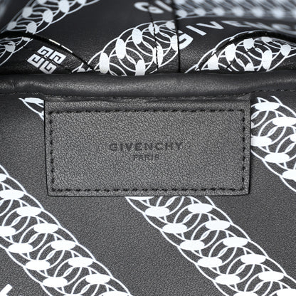 Givenchy Smooth Calfskin Wing Shopper Tote Black White 7 of 12