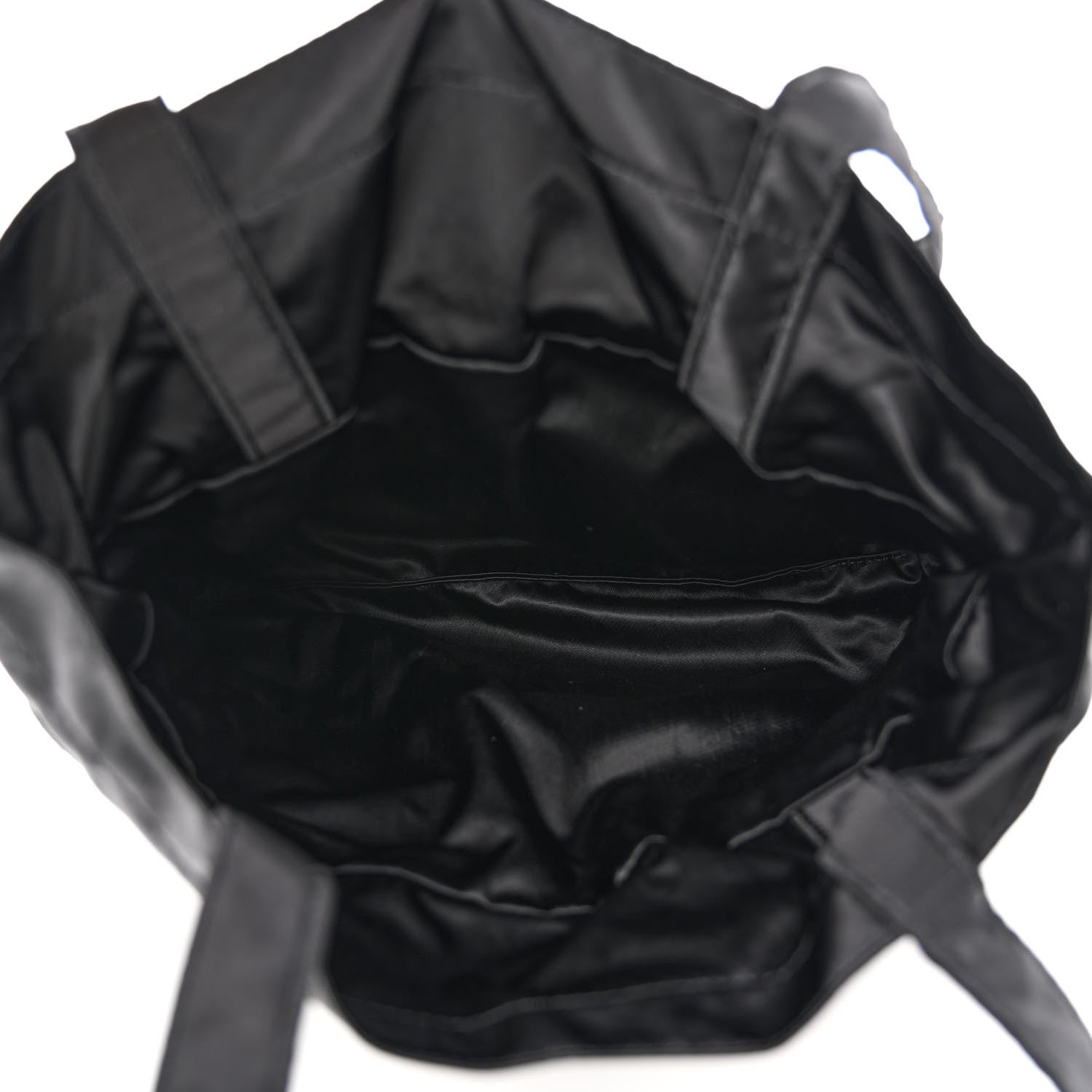 Chanel Nylon Grosgrain Large Lifestyle Pouch With Foldable Tote Black 8 of 14