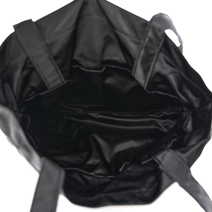 Chanel Nylon Grosgrain Large Lifestyle Pouch With Foldable Tote Black 8 of 14
