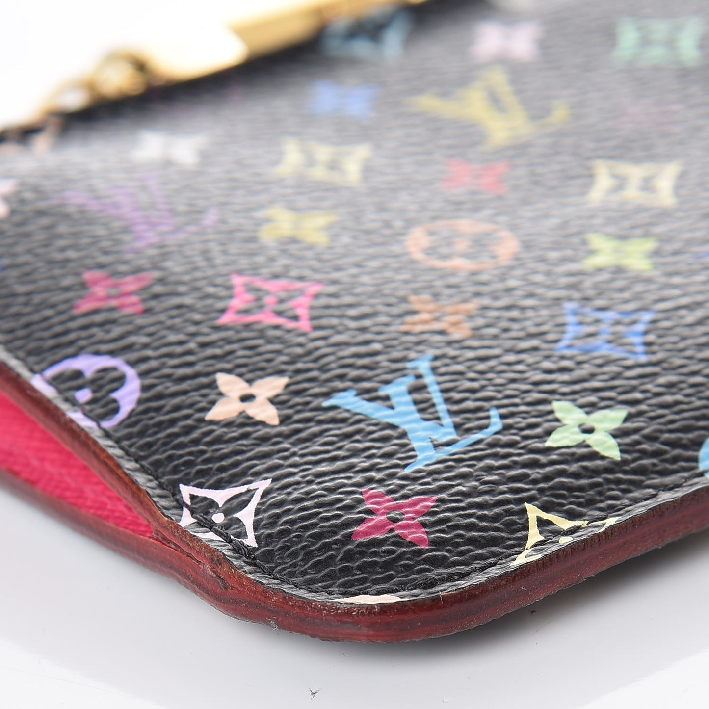 Monogram Multicolor Key Pouch Black Grenade