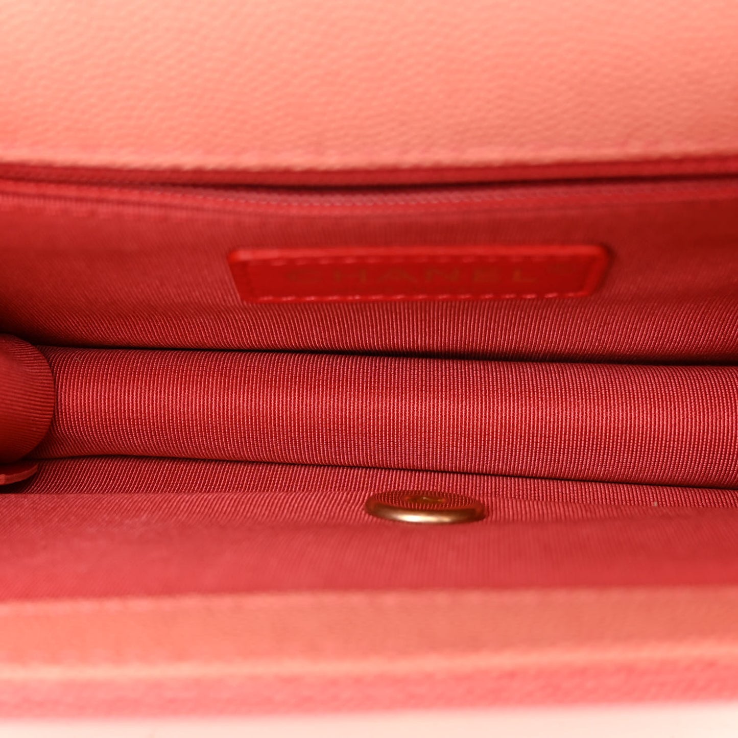 Caviar Quilted Sunset On The Sea Waist Bag Coral
