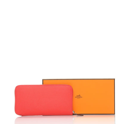 Hermes Epsom Silk'In Wallet Bougainvillea 12 of 12