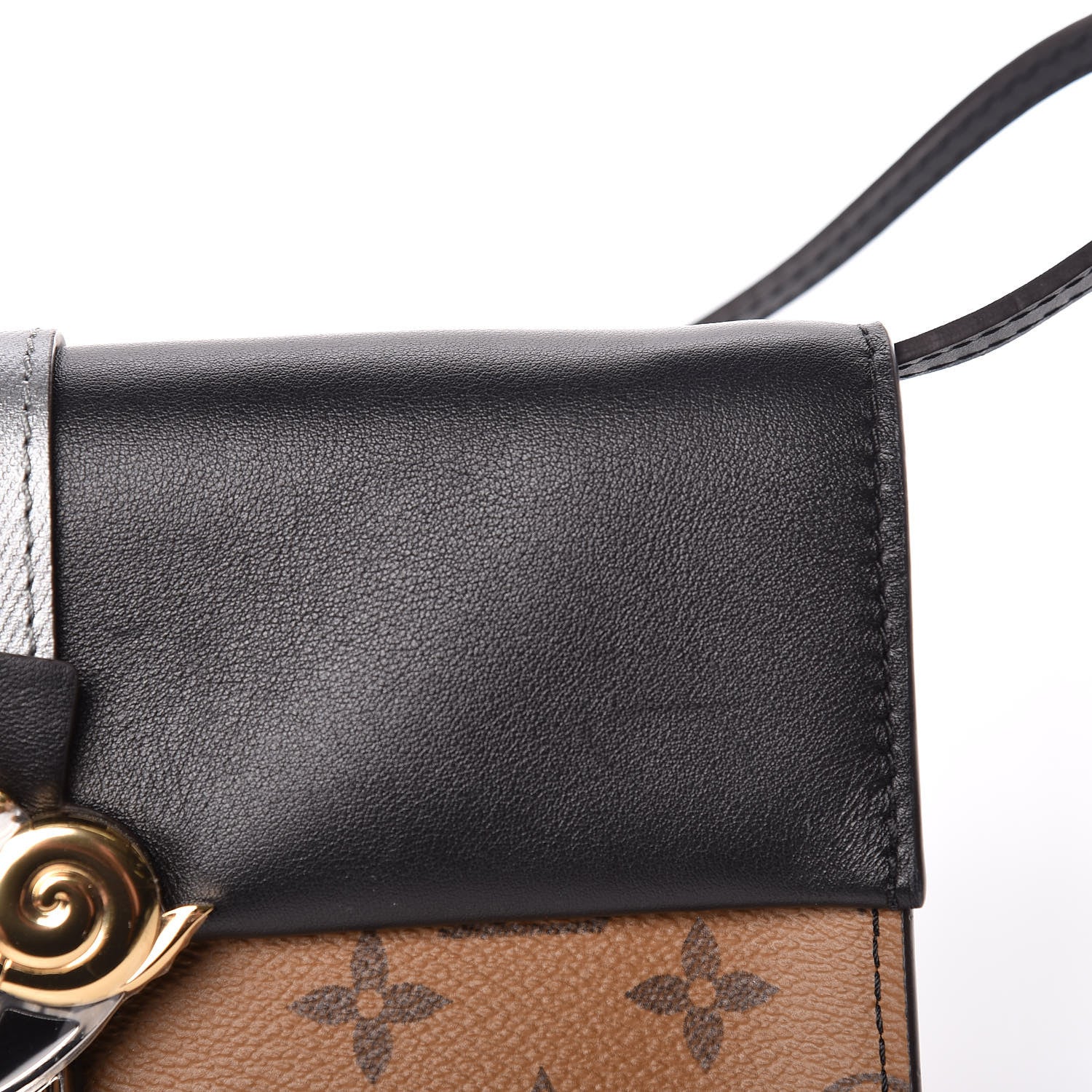 Louis Vuitton Calfskin Reverse Monogram Column Clutch 10 of 11