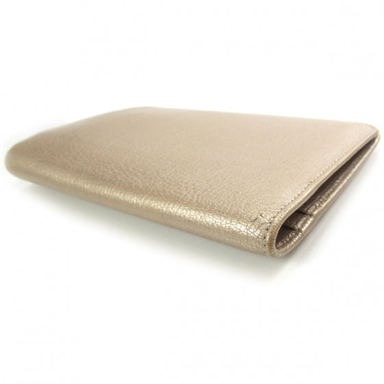 Chanel Leather Yen Wallet Gold 4 of 9
