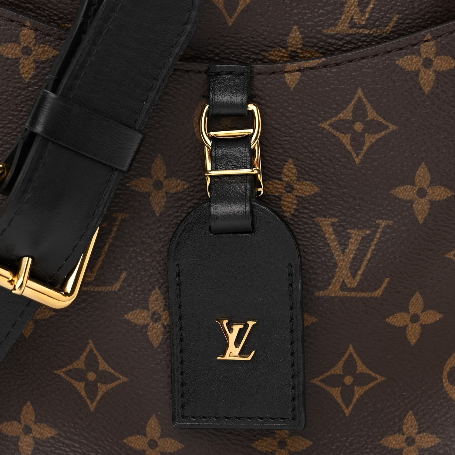 Louis Vuitton Monogram Odeon PM Black 8 of 10