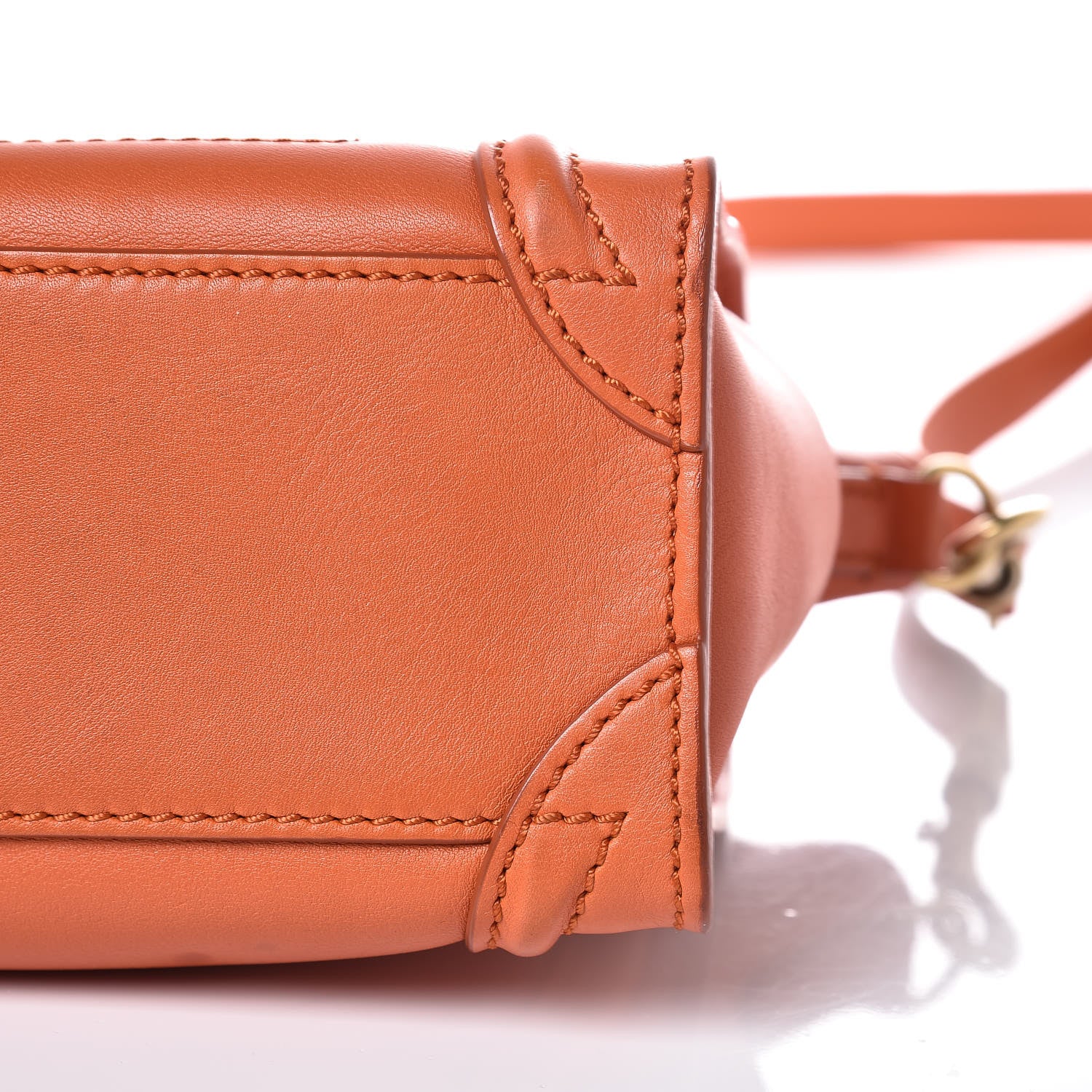 Celine Smooth Calfskin Nano Luggage Orange 12 of 12