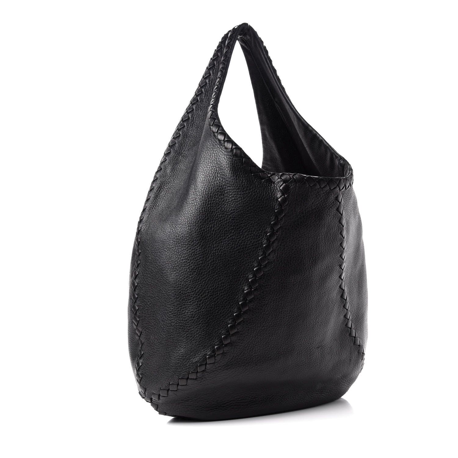 Bottega Veneta Cervo Deerskin Large Hobo Black 3 of 11