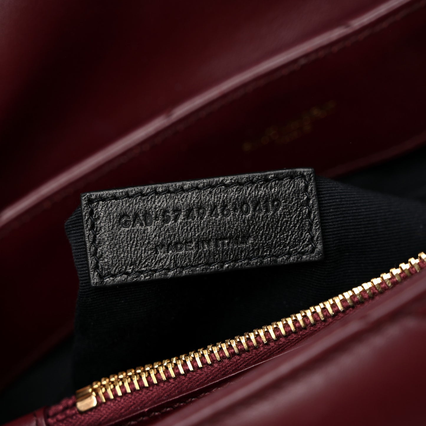 Calfskin Y Quilted Monogram Medium Loulou Chain Satchel Rouge Legion