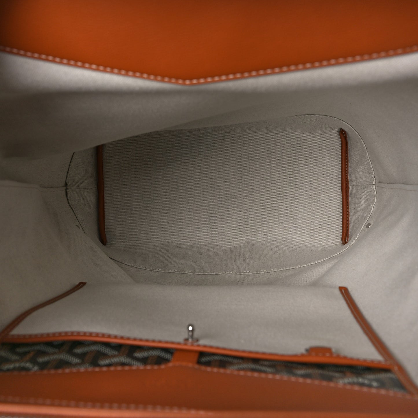Goyardine Calfskin Cisalpin Backpack Black Gold