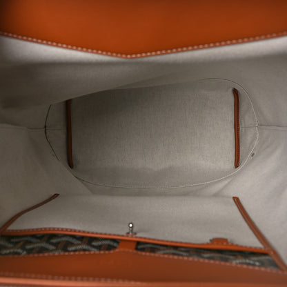 Goyard Goyardine Calfskin Cisalpin Backpack Black Gold 5 of 8