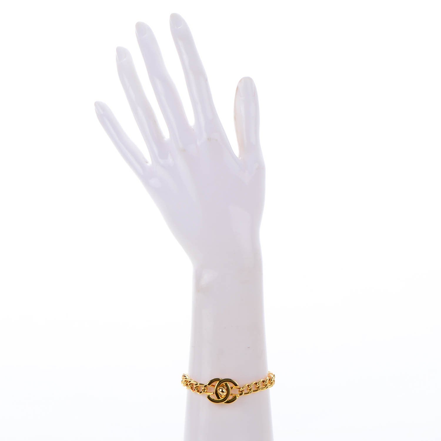 Chanel CC Turnlock Bracelet Gold 2 of 5