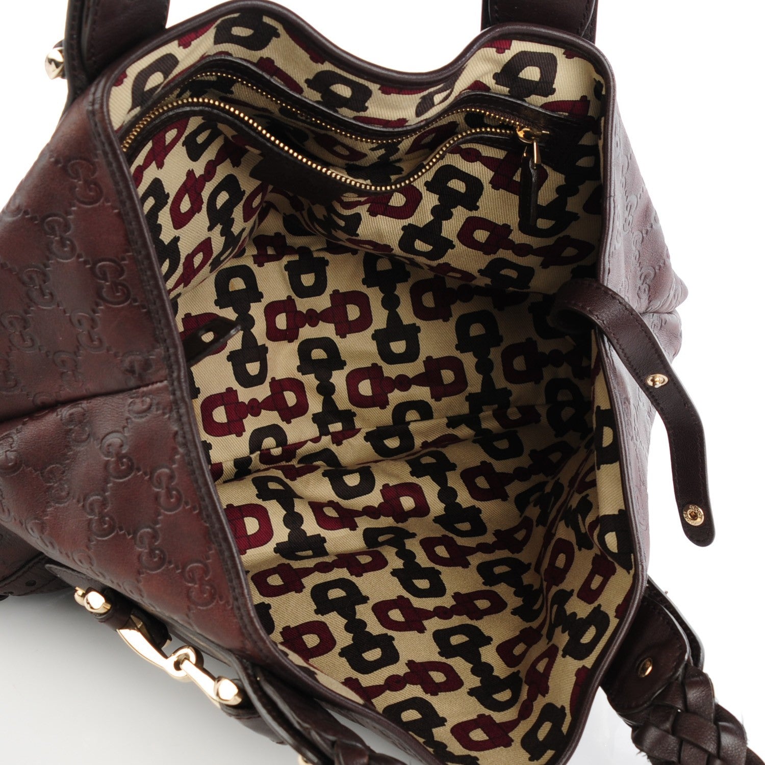 Gucci Guccissima Small Pelham Shoulder Bag Chocolate 9 of 14
