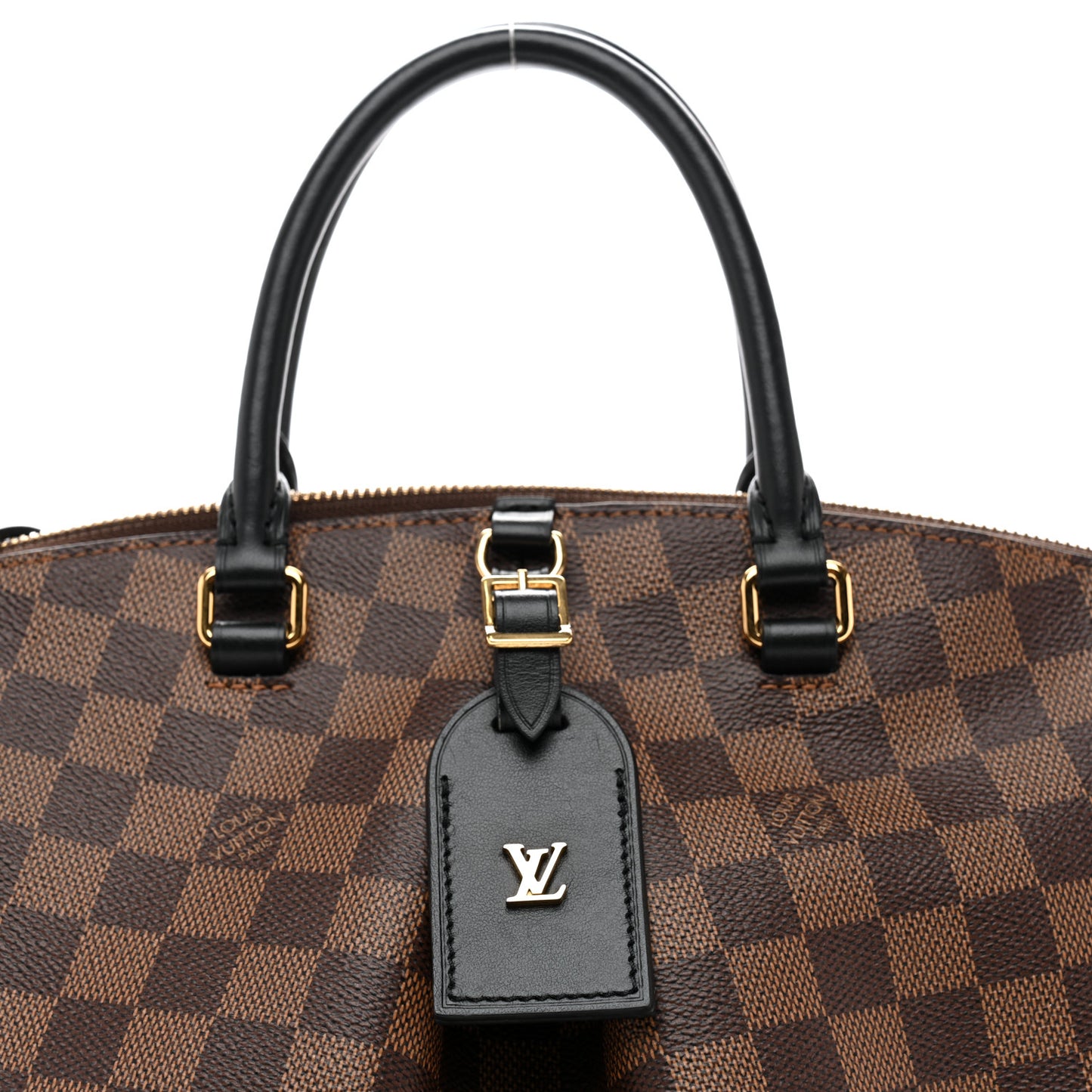 Damier Ebene Odeon Tote MM Black
