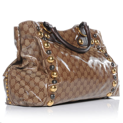 Gucci Crystal Monogram Medium Babouska Tote 3 of 8