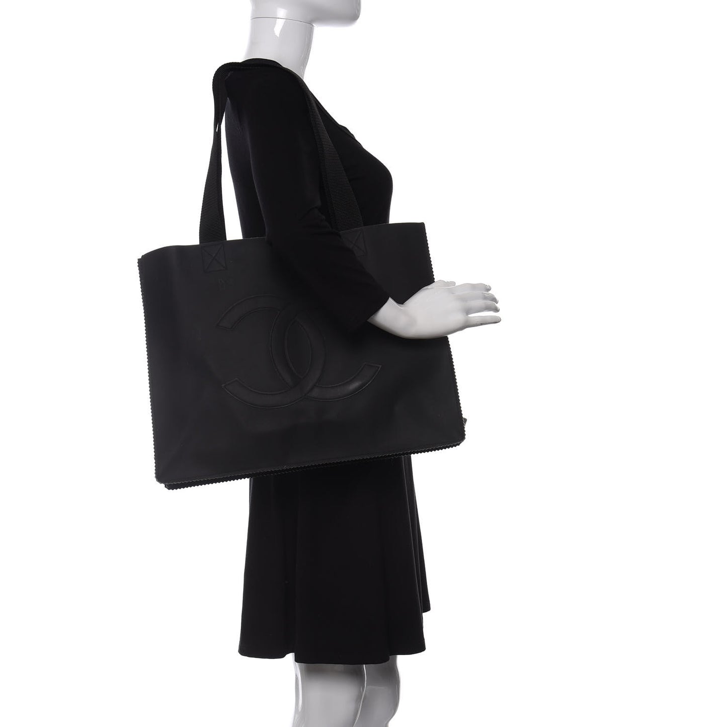 Rubber CC Tote Black