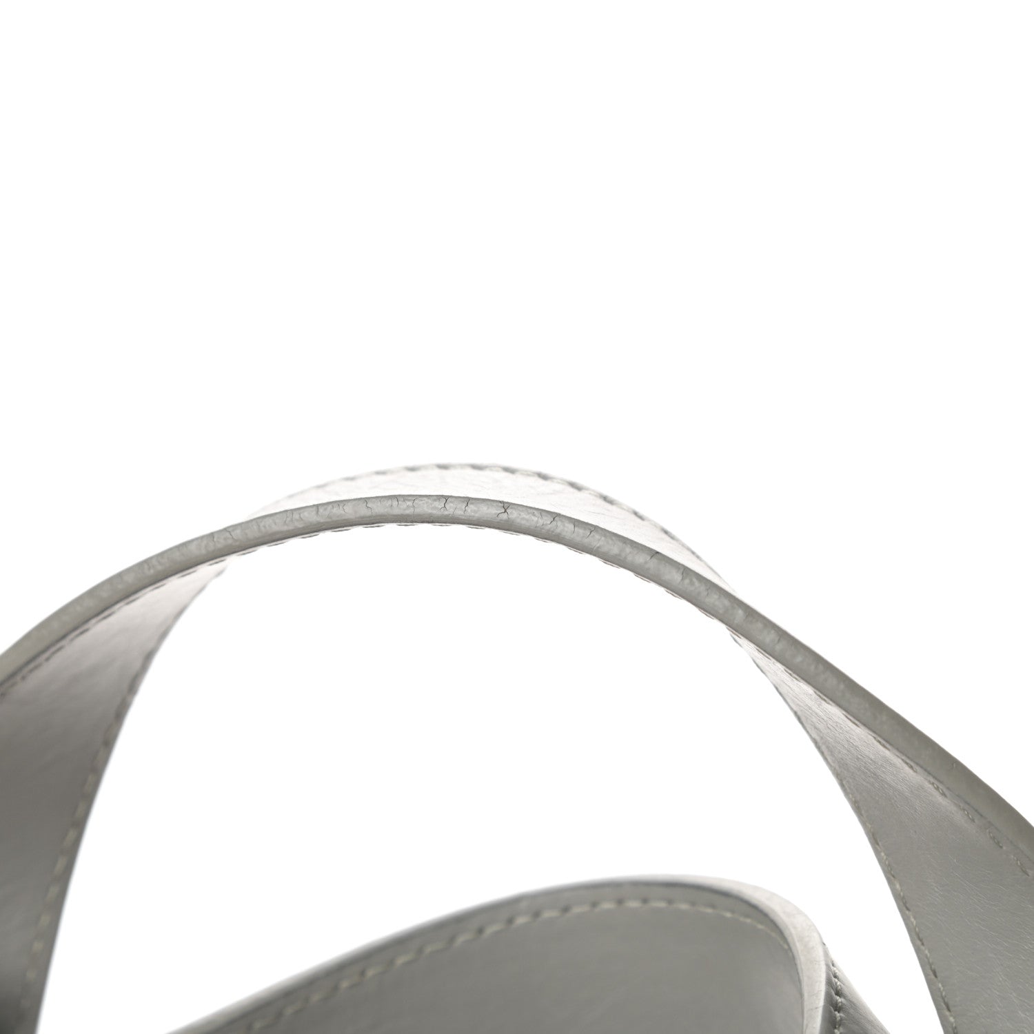 Chanel Calfskin Ultra Stitch Bowler Grey 11 of 14