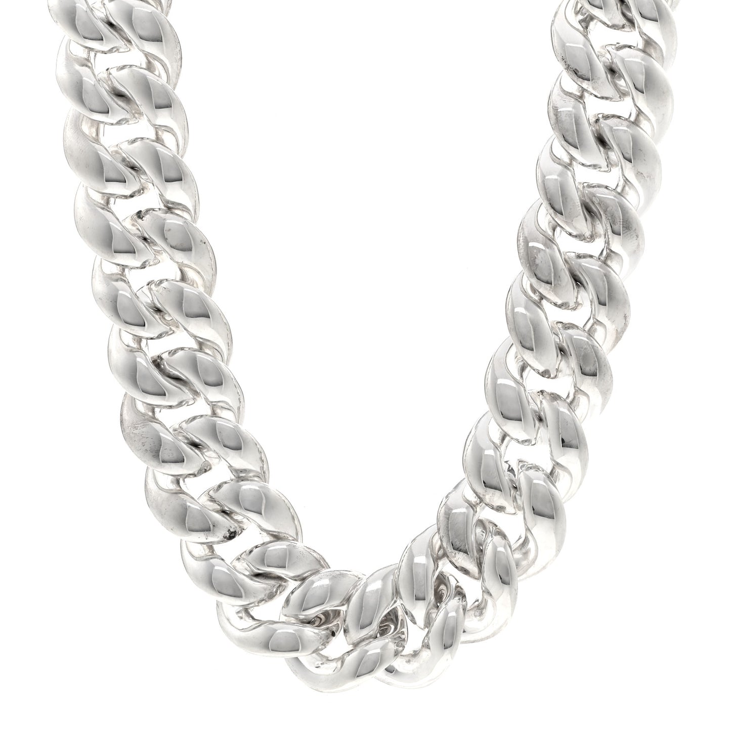 Sterling Silver Cordelia Curb Link Necklace