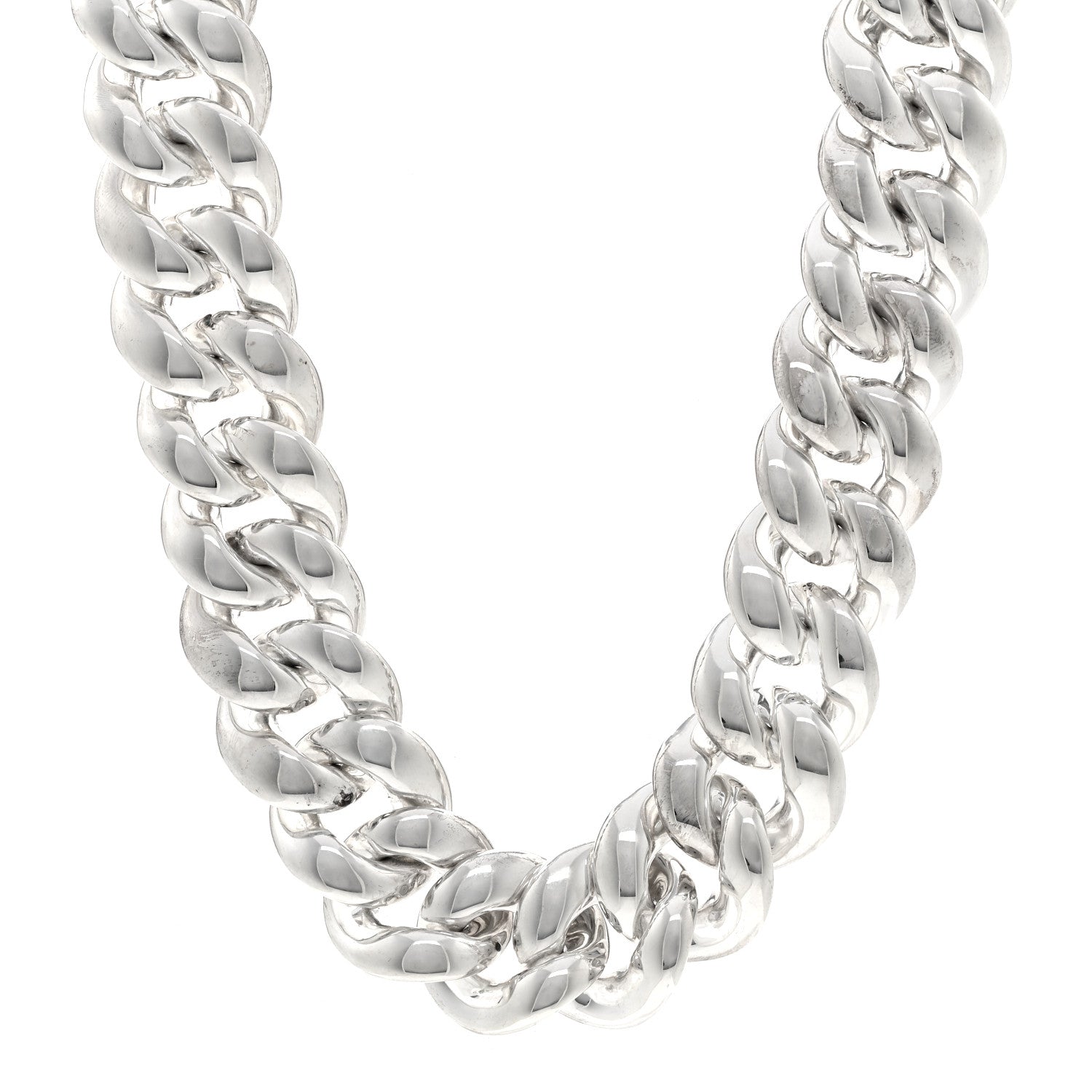 David Yurman Sterling Silver Cordelia Curb Link Necklace 1 of 4