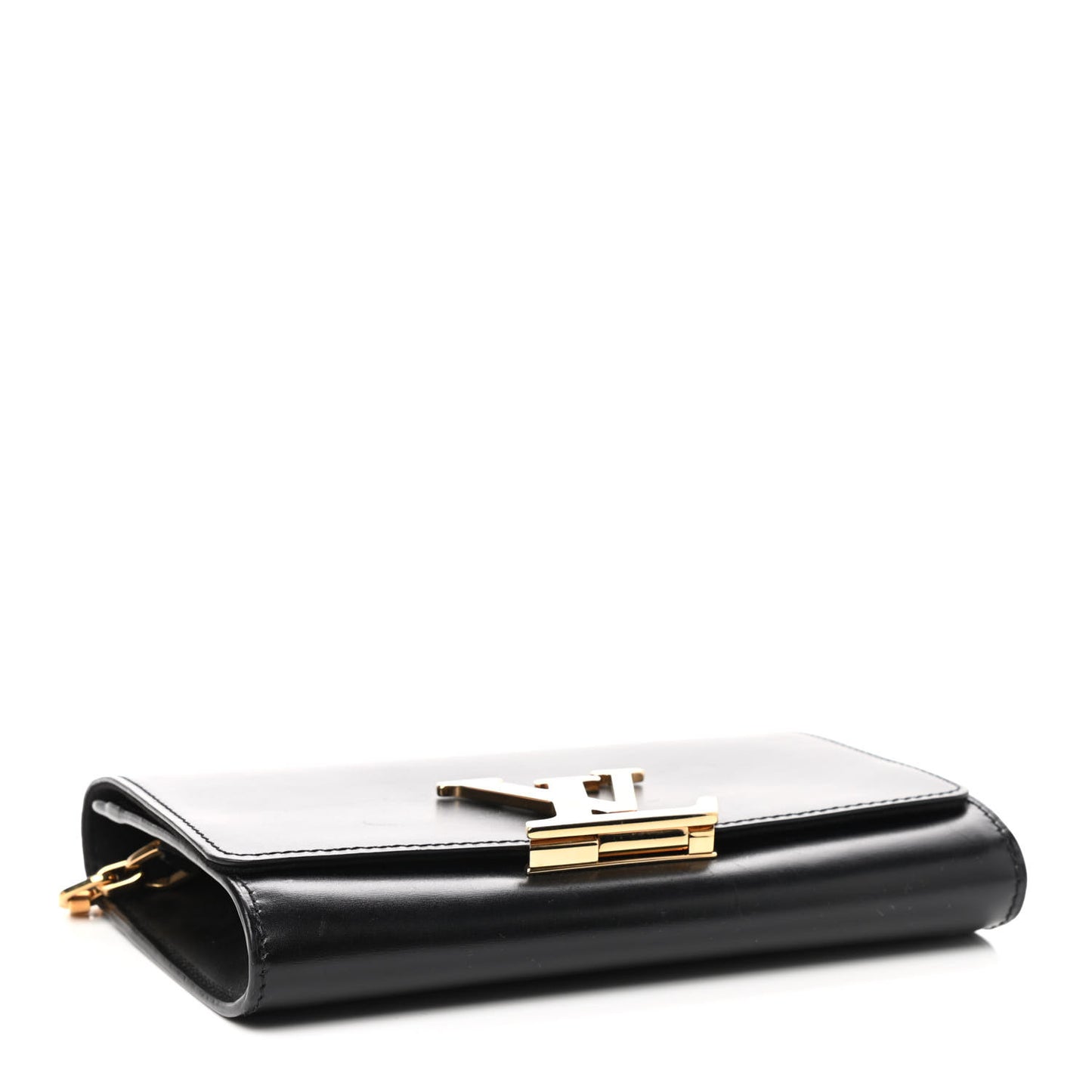 Calfskin Chain Louise MM Black