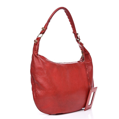 Balenciaga Chevre Giant 21 Gold Hardware Hobo Rouge Vermillon 3 of 16
