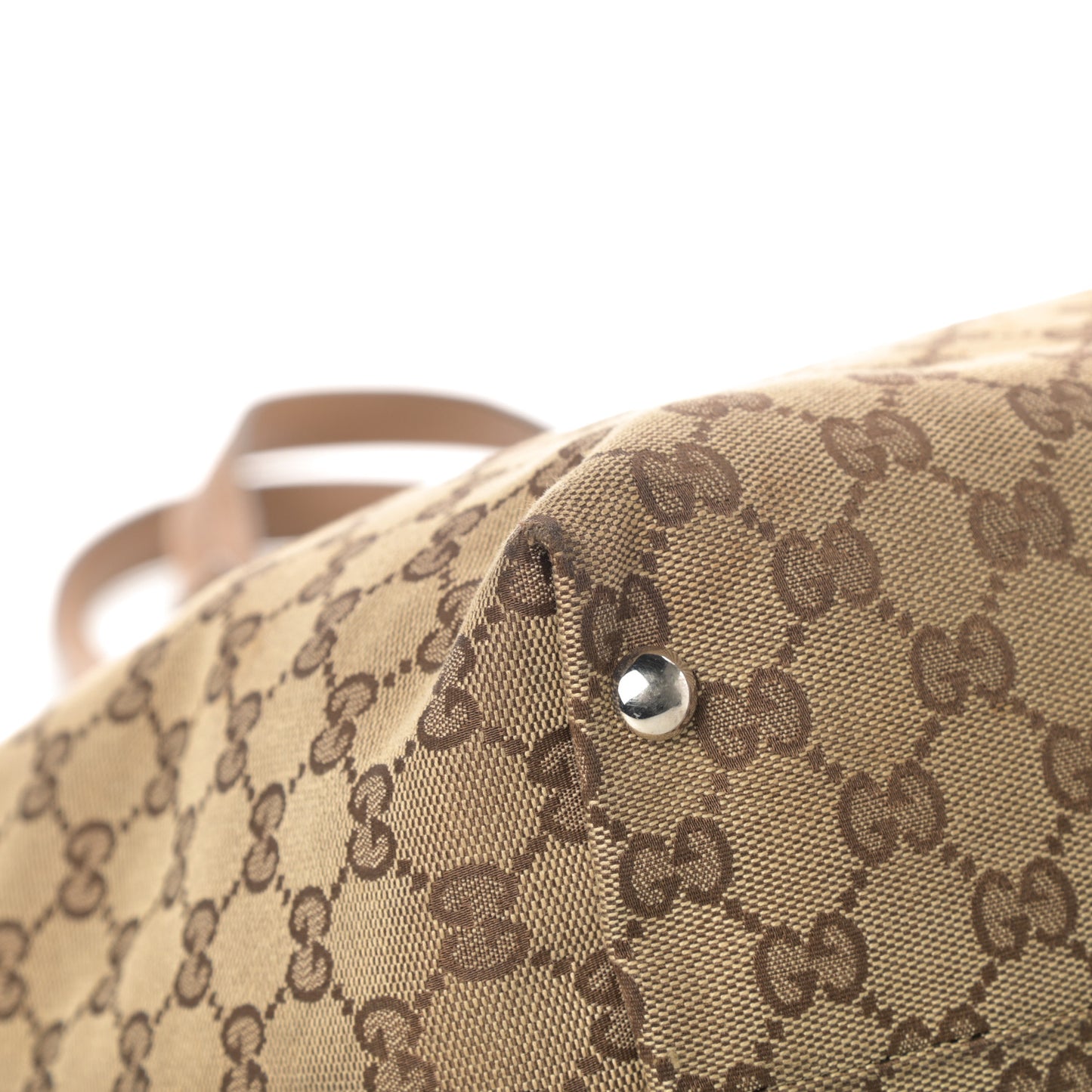 Monogram Medium Icon Bit Tote Light Brown
