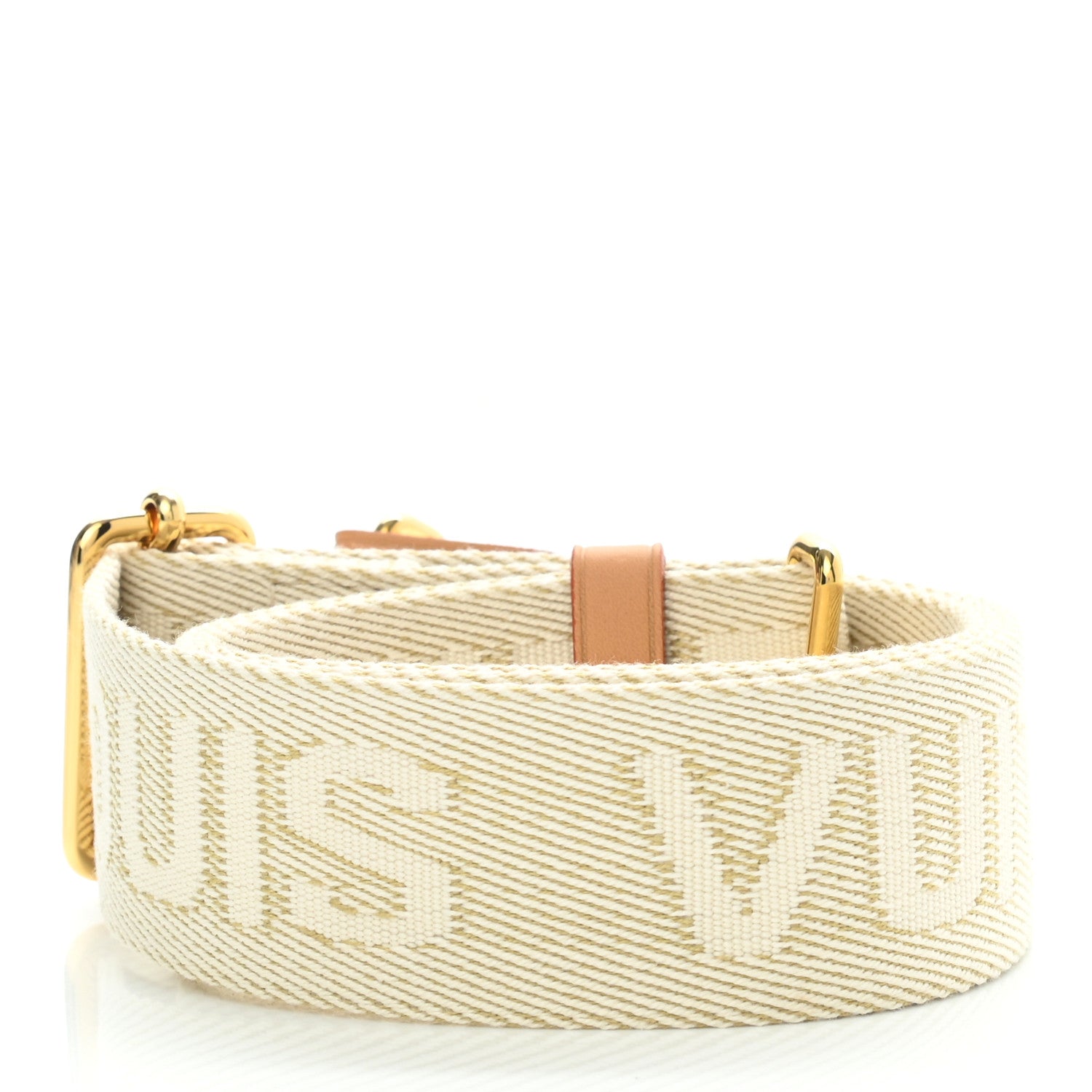 Louis Vuitton Monogram Utility Crossbody Bandouliere Shoulder Strap Beige 2 of 4