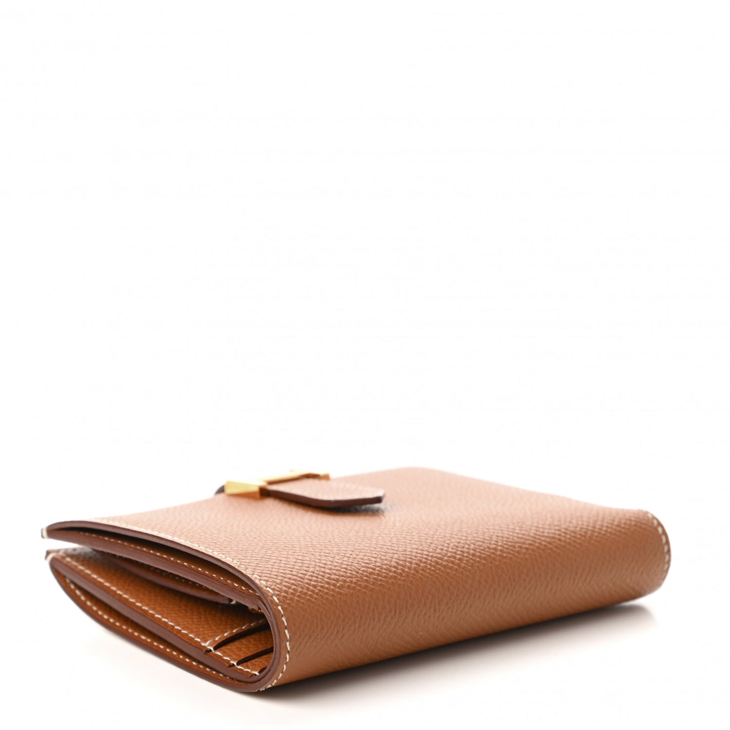 Epsom Bearn Compact Wallet Gold