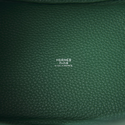Hermes Taurillon Clemence Picotin Lock 18 PM Vert Vertigo 5 of 9