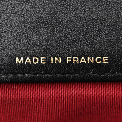 Chanel Goatskin Quilted Chanel 19 Glasses Case With Chain Black 7 of 13