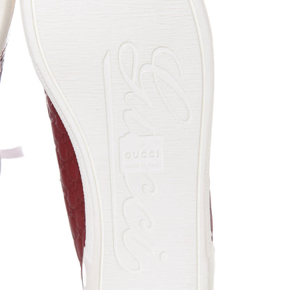 Gucci Microguccissima Womens High Top Sneakers 36.5 Rosso 6 of 9