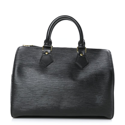 Louis Vuitton Epi Speedy 25 Black 1 of 12