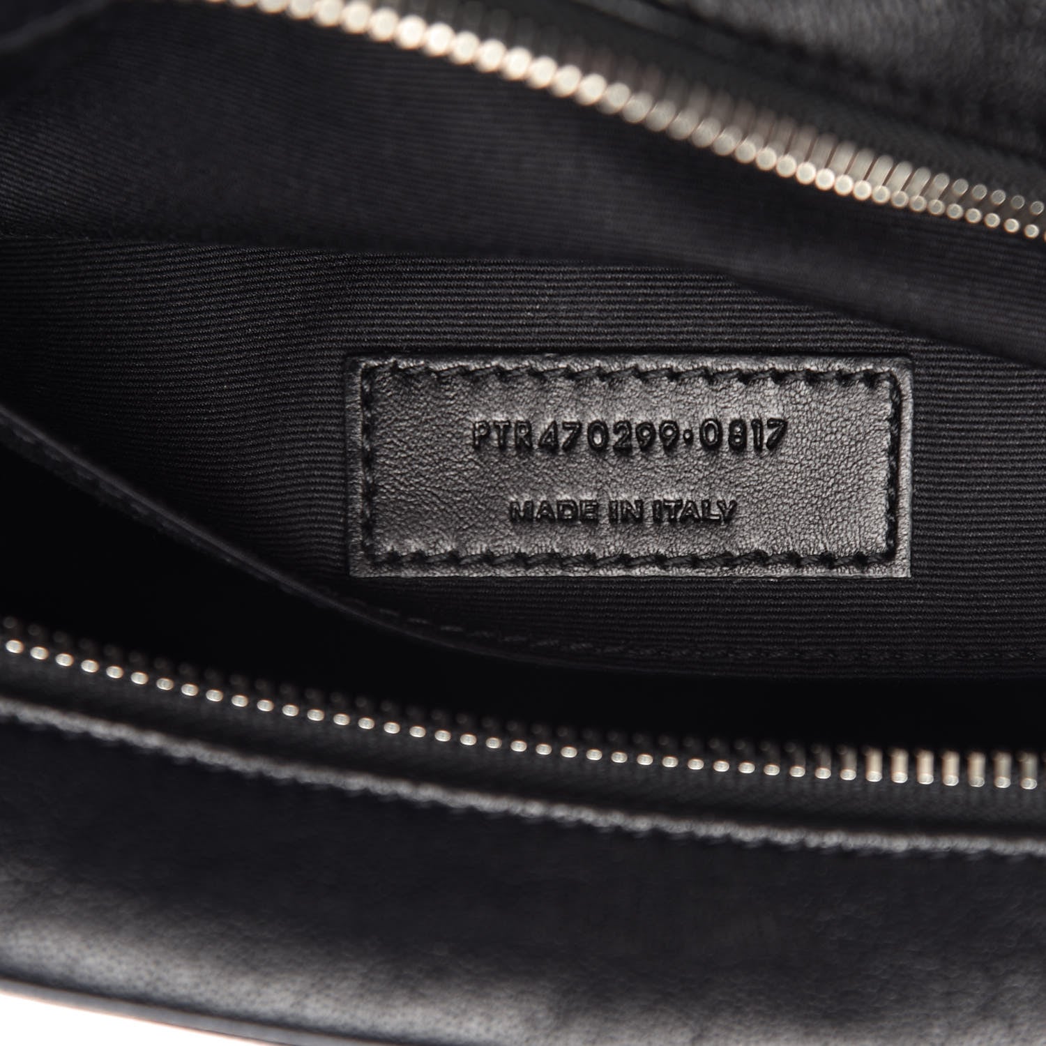 Saint Laurent Lambskin Monogram Small Lou Camera Bag Black 7 of 9