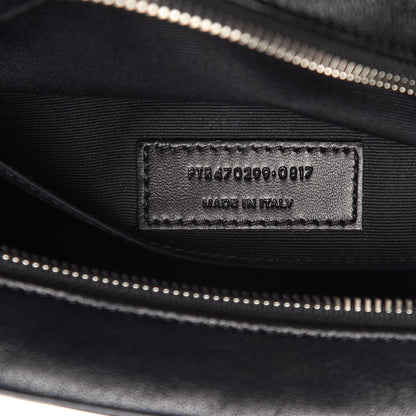 Saint Laurent Lambskin Monogram Small Lou Camera Bag Black 7 of 9