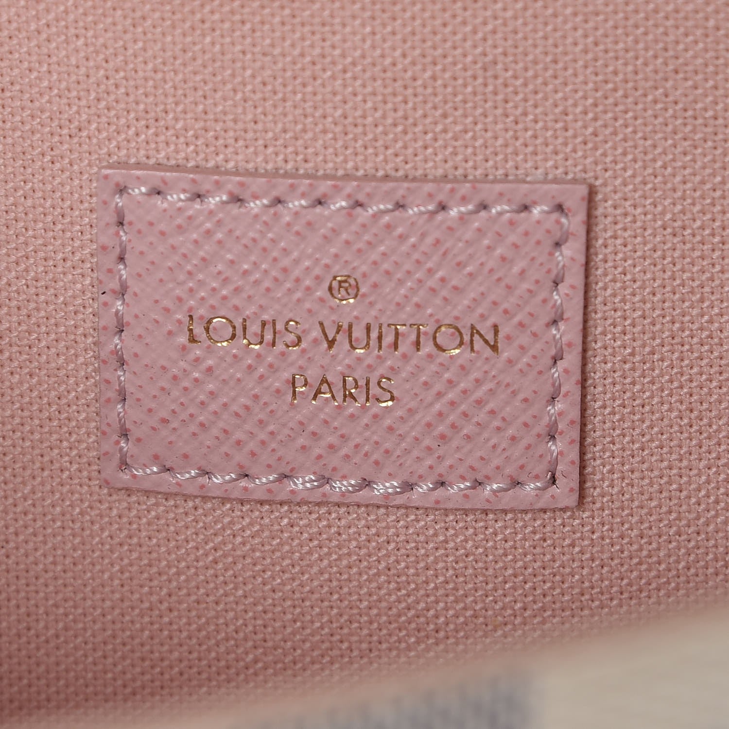 Louis Vuitton Damier Azur Pochette Felicie Chain Wallet Rose Ballerine 6 of 9