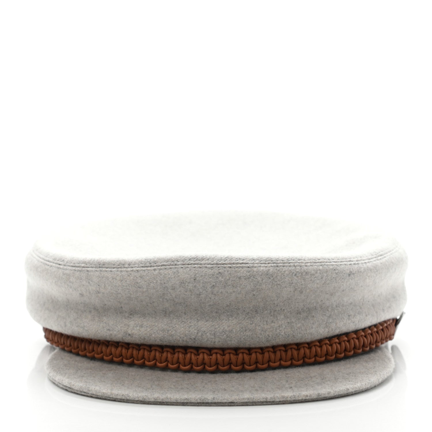 Hermes Cashmere Swift Braided Deauville Cap 56 3 of 9
