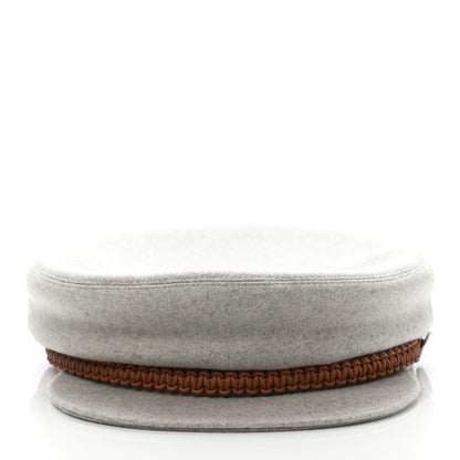 Hermes Cashmere Swift Braided Deauville Cap 56 3 of 9