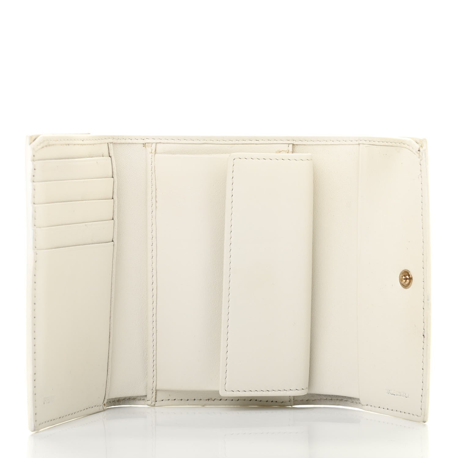 Fendi Zucchino Spalmati FF Multicolor Tri-fold Wallet White Multicolor 5 of 8