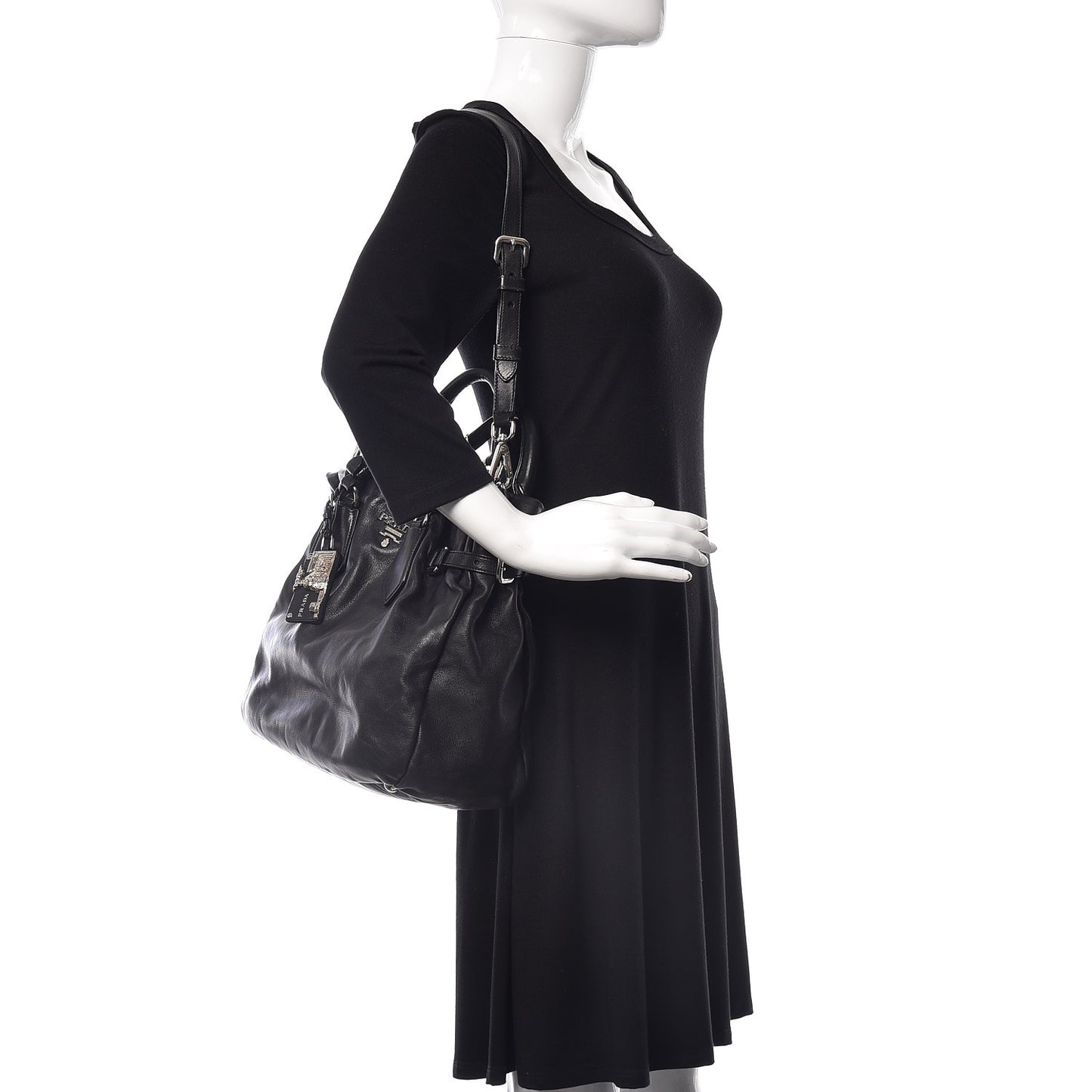 Soft Calf Tote Black