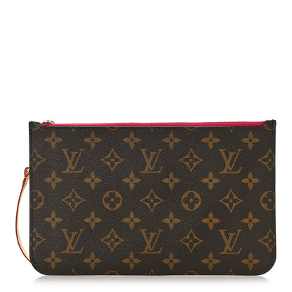 Louis Vuitton Monogram Neverfull MM GM Pochette Pivoine 1 of 8