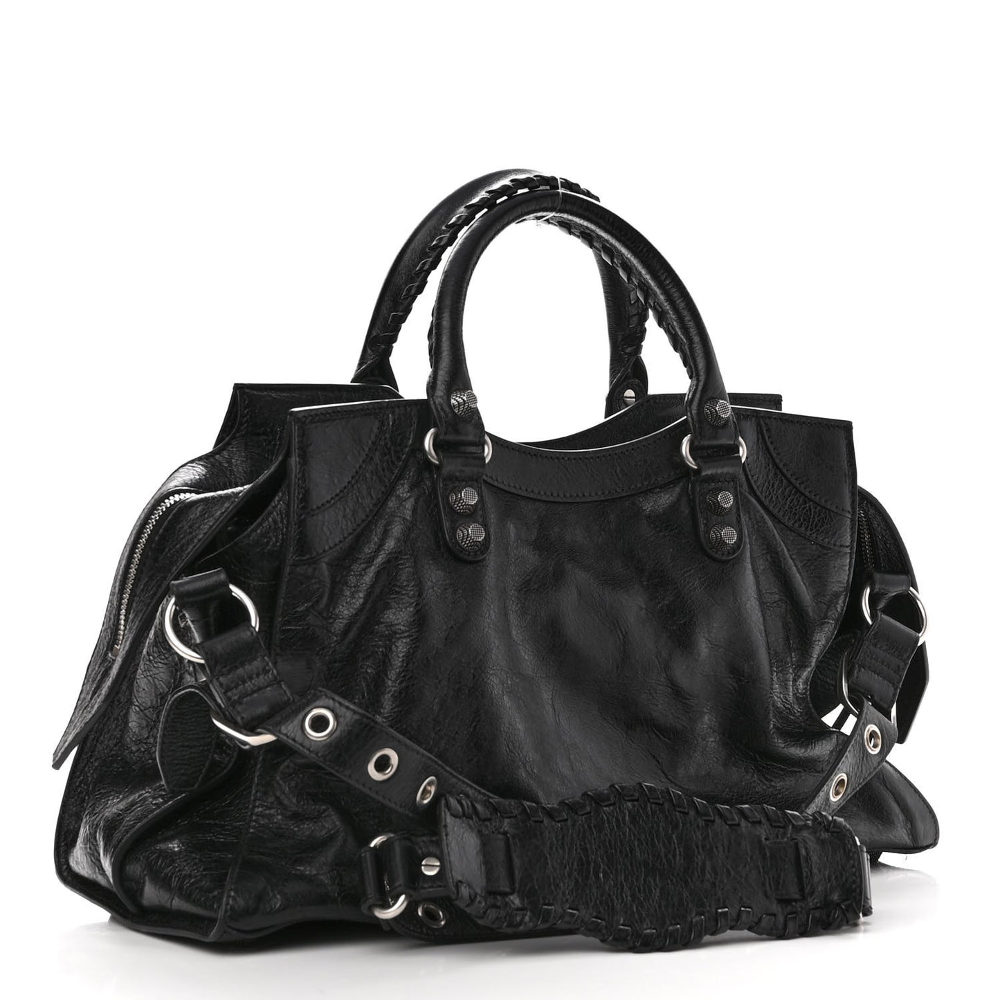 Agneau Arena Neo Cagole City Handbag Black