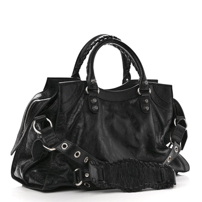 Balenciaga Agneau Arena Neo Cagole City Handbag Black 3 of 10