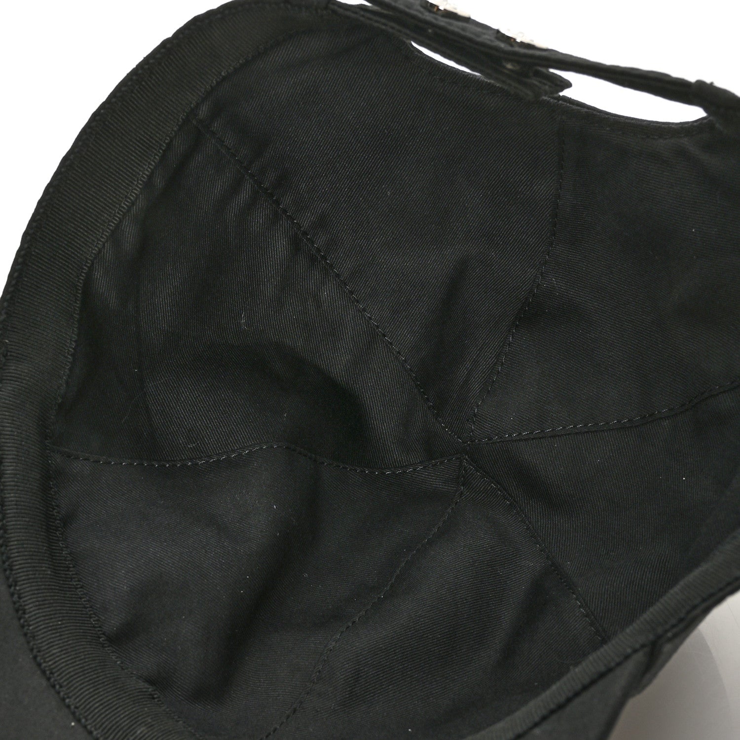 Chanel Cotton CC Cap Hat Black 6 of 7