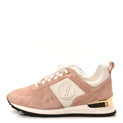 Louis Vuitton Suede Calfskin Run Away Sneakers 40 Pink 1 of 8