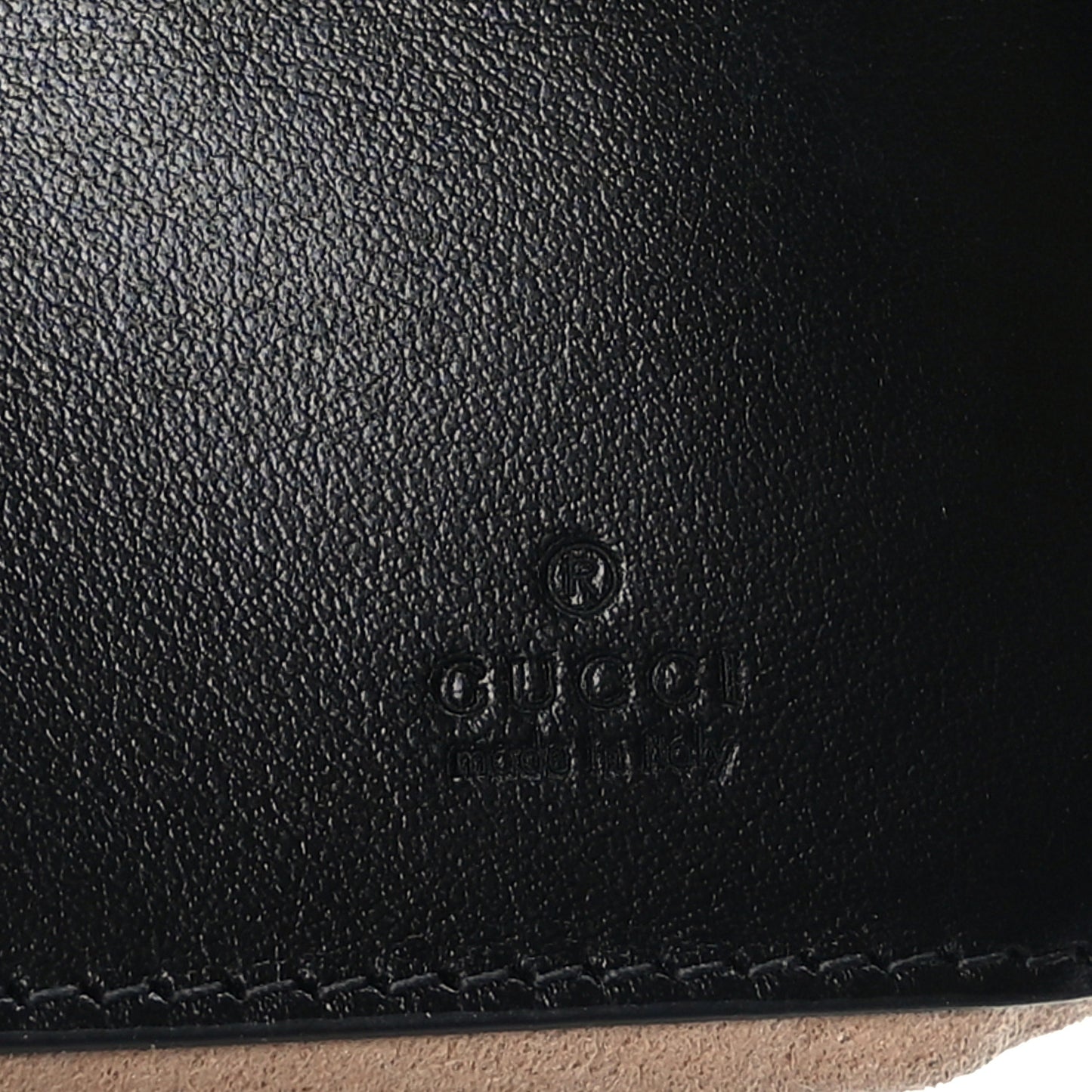 Calfskin Matelasse Chevron Mini GG Marmont Half Moon Hobo Black
