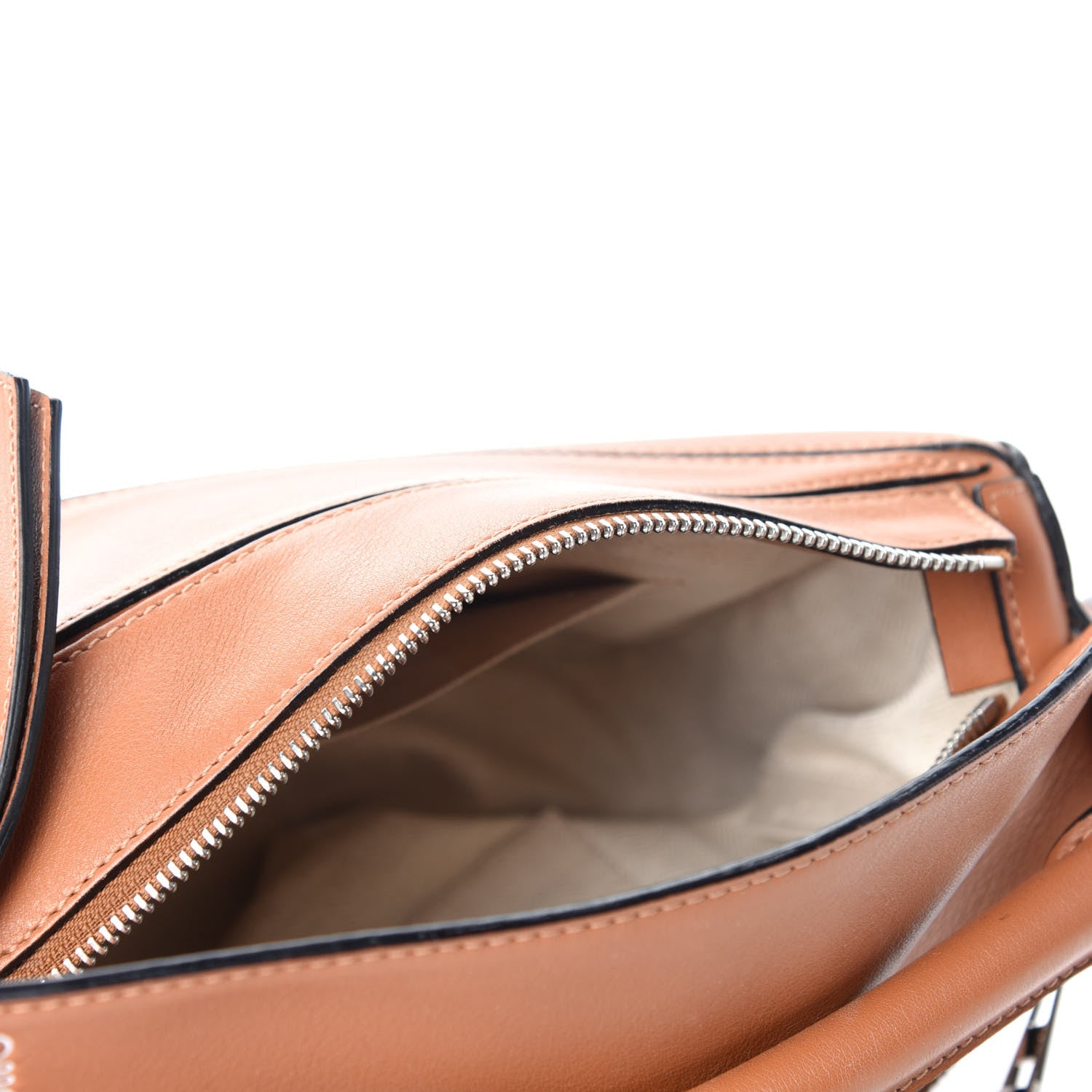 Loewe Calfskin Small Puzzle Bag Tan 5 of 10