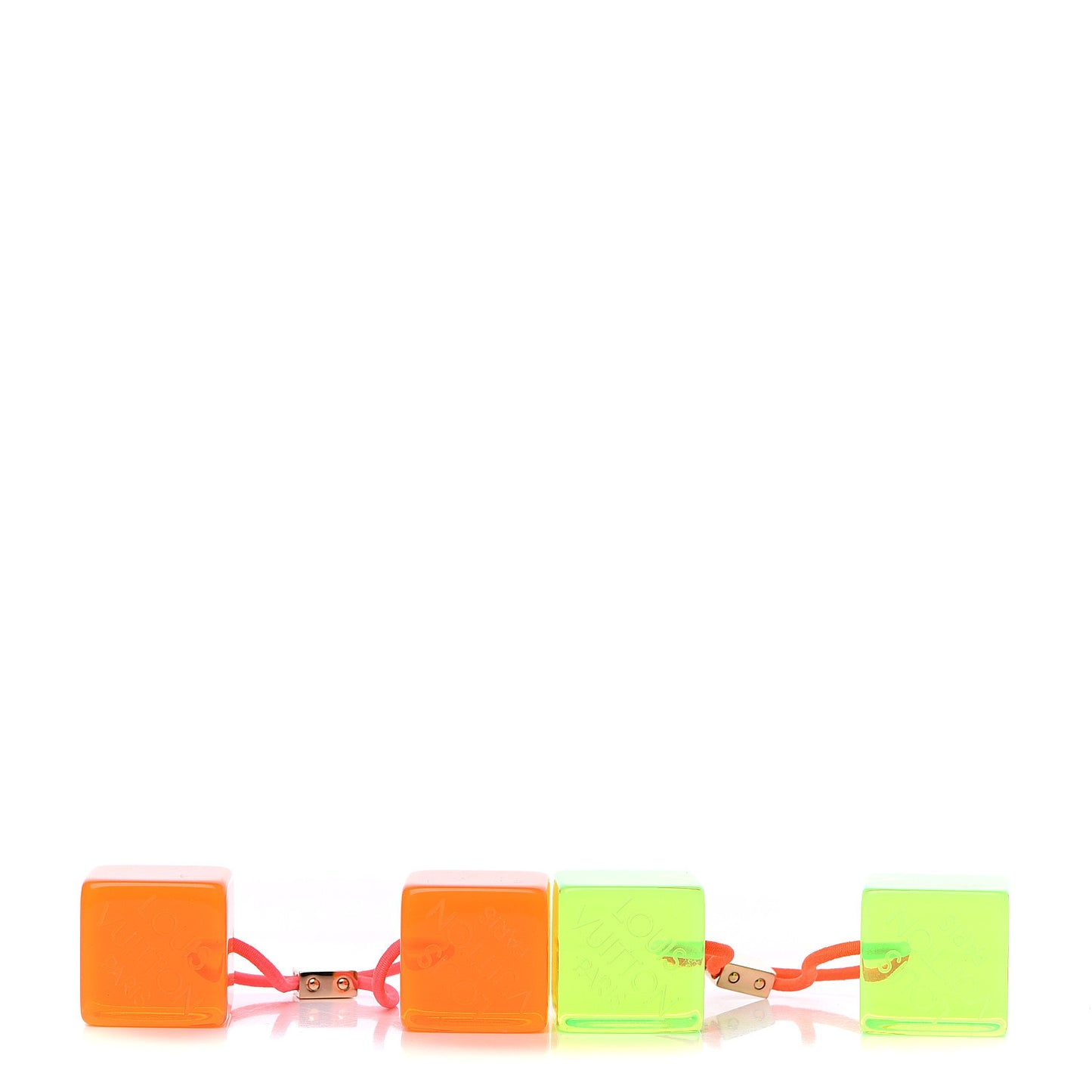 Resin Fluo Robert Wilson Hair Cubes Green Orange