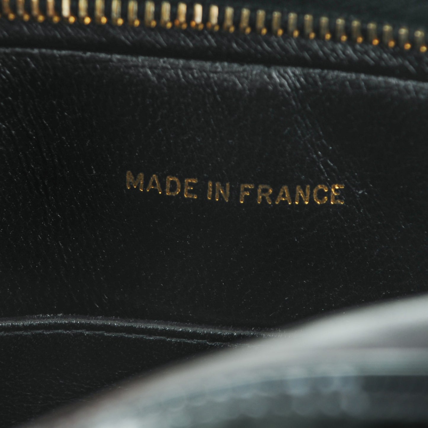 Patent Quilted Flap Camera Case Black