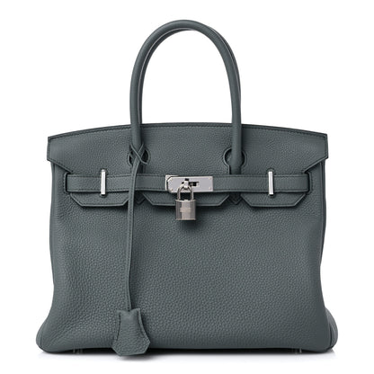 Hermes Togo Birkin 30 Vert Amande 1 of 11