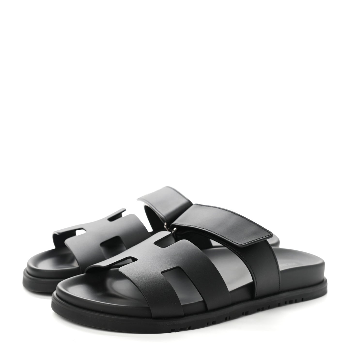 Calfskin Womens Chypre Sandals 38 Black